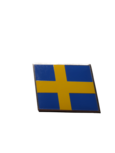 Zweedse Vlag Plak Embleem