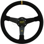 Suede Steering Wheel 70mm Depth