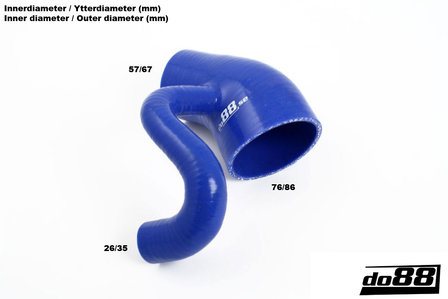 Silicon 3&quot; Throttlebody Hose Volvo 850 &amp; S/V/C70 Turbo 1995-98