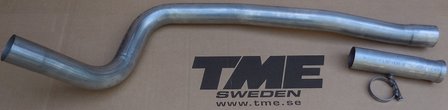 TME exhaust pipe from catalyst to rear axle 850, V70, S70, V70R AWD only 1997-00