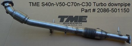 TME Performance Downpipe Volvo C30 / C70 II / S40 II / V50 T5 FWD+AWD