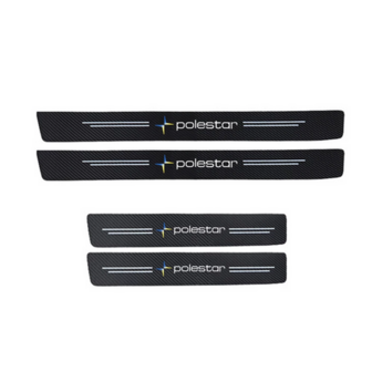 Polestar Carbonlook Doorsil Protector Decals