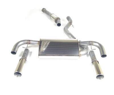 JT Superflow Stainless Steel Sport Exhaust Volvo S40 / V50 T5 AWD