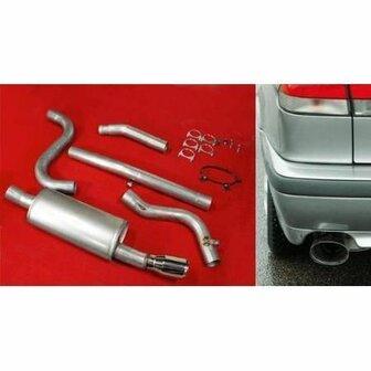 JT Superflow 3&quot; Sport Catback Saab 900 / 9-3 Turbo 1994-02