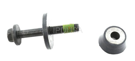Asbout met rubberen isolator (anti-ping) v&oacute;&oacute;rzijde 