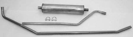 Ferrita Exhaust System Volvo Duett PV 445 B4B 1953-