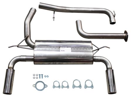 Ferrita Sport Exhaust Volvo S40 / V50 T5 with Bodykit