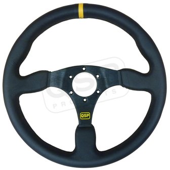 Leather Steering Wheel Flat