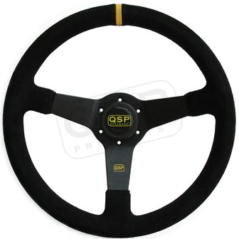 Suede Steering Wheel 70mm Depth.