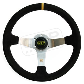 Suede Steering Wheel 70mm Depth.