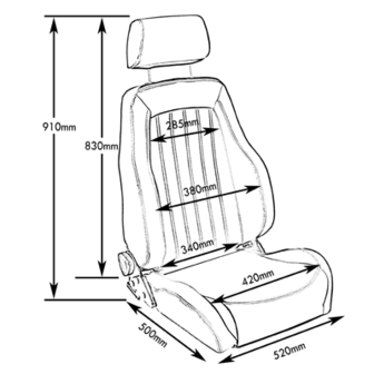 Sportseat Classic Adjustable