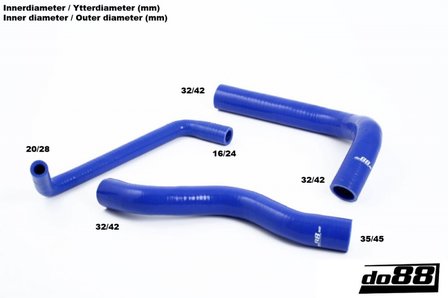 Silicon Coolant Hoses - Volvo 240