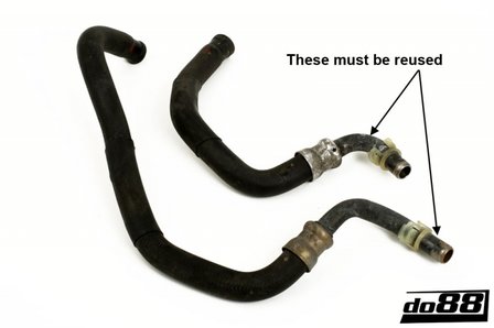 Silicon Heater Hoses - Volvo 850 &amp; S/V/C70 Classic