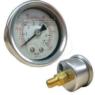QSP Fuel Pressure Gauge 1 - 7 Bar 
