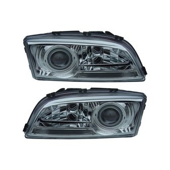 Clear Chrome Headlamps - Volvo S/V/C70 Classic