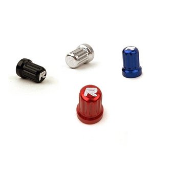 IPD Aluminium Valve Stem Caps with R-logo