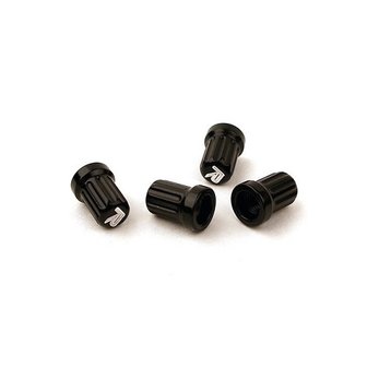 IPD Aluminium Valve Stem Caps with R-logo