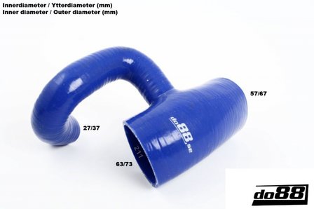 Silicon Throttlebody Hose Volvo 850 &amp; S/V/C70 Turbo 1995-98