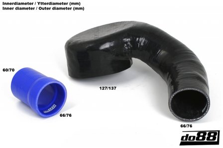 Silicon Intake Hose Volvo 240 Turbo 1981-85