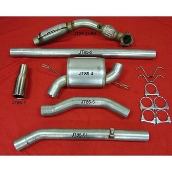 JT Full Sport Exhaust System Volvo C70 Turbo 1998-03