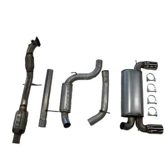 JT Superflow 3&quot; Stainless Steel Sport Exhaust System Volvo C30 T5