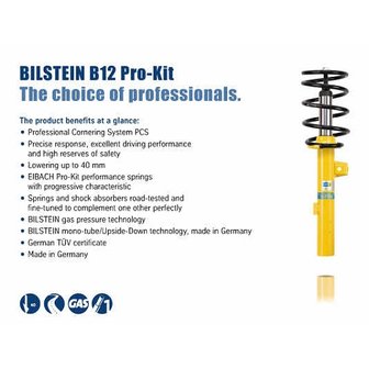 Bilstein B12 Pro Kit Volvo C30 2.4i / D5 / T5