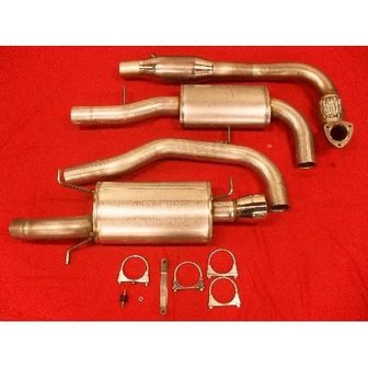 JT Superflow Sport Exhaust System Volvo S/V40 2.0T / T4  1998-00