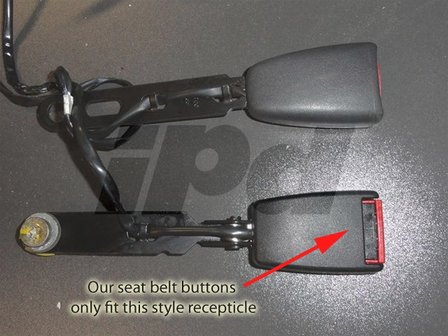 Replacement Seat Belt Button Volvo 240 / 700 / 900