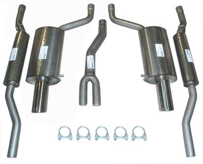 Catback Sport Exhaust Audi A4 1.8T / 2.0T FSI Quattro 2004-08