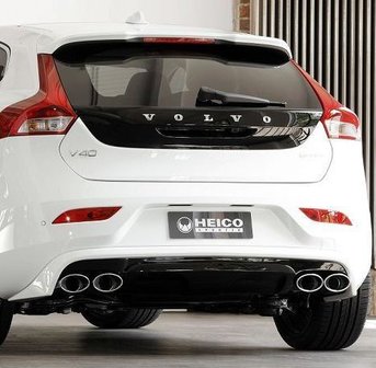 HEICO SPORTIV Carbon inlay for rear skirt in diffuser look - V40 