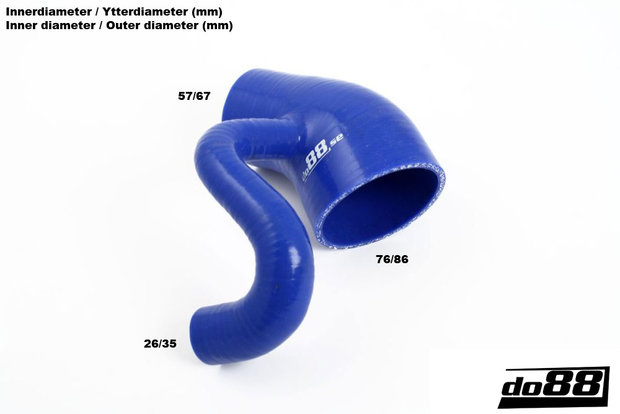 Silicon 3" Throttlebody Hose Volvo 850 & S/V/C70 Turbo 1995-98