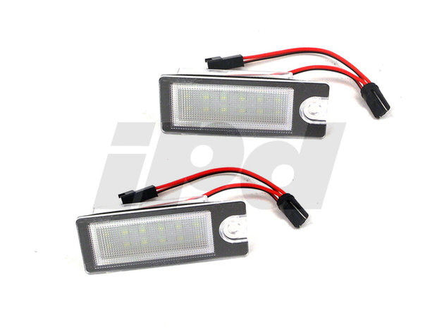 IPD LED License Plate Light Assembly Pair - P2