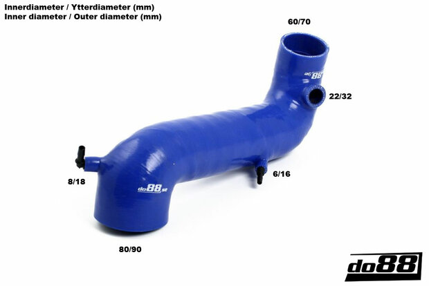 Silicon Intake Hose Volvo S40 / V40 Turbo 1998-03