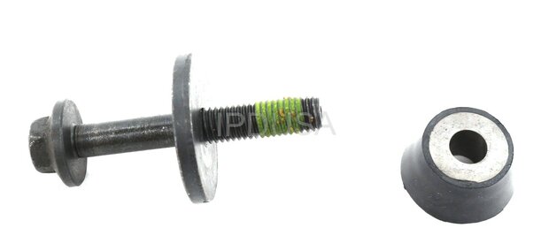 Asbout met rubberen isolator (anti-ping) vóórzijde 