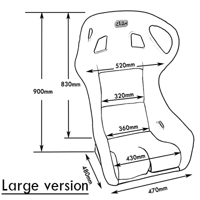 Bucketseat Drift 2 XL