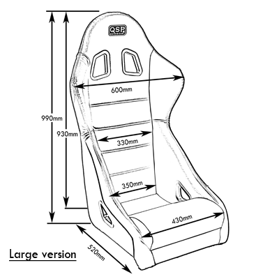 Bucketseat Club Fabric XL