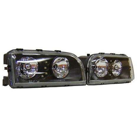 Clear Black Headlamps - Volvo 850  1994-96