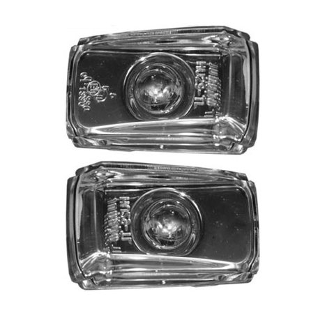 Side Blinkers Clear / Chrome - Volvo 240 / 850 / 740 / 940