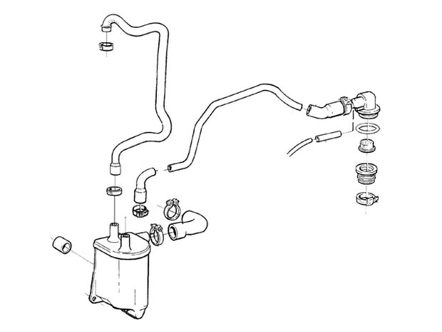 PCV Breather System Kit - Volvo 850 Non-Turbo