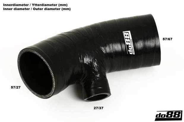 HD Silicon Intake Hose Volvo S60 / V70N / S80 / XC70 / XC90 Diesel  2001-06