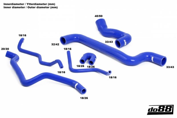 Coolant Hoses Saab 9-5 Turbo 1998-01