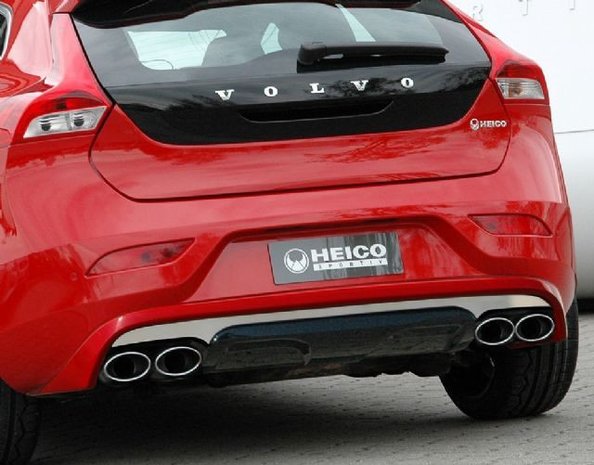 HEICO SPORTIV Carbon inlay for rear skirt in diffuser look - V40 