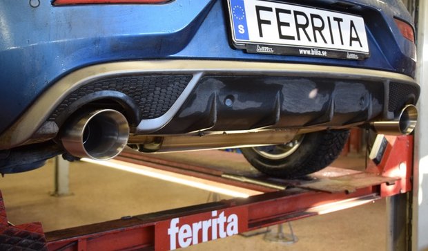 Exhaust Endpipe Round 102mm Ferrita